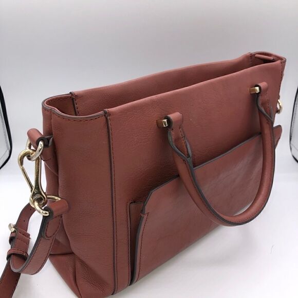 Vince Camuto Red Desert Lina Leather Purse - Picture 1 of 6